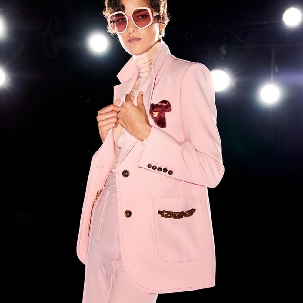 NWOT Zimmermann pink blazer. Size AU. 1.or US. 6.